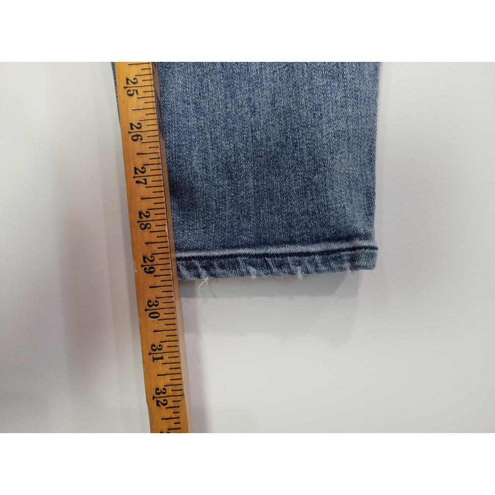 Judy Blue Boyfriend Fit Distressed High Rise Medium Wash Jeans Women Size 32W - Picture 6 of 7
